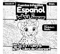 Libro de Colorear & Cuento Infantil en Español - Jaku El Jaguar