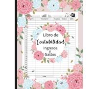 Libro de contabilidad: Cuaderno de ingresos y gastos para comerciantes individuales y pequeñas empresas -Libro de cuentas para autónomos . Formato A4 - 110 Páginas.02