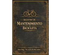Libro de mantenimiento de bicicleta y diario de rutas: Seguimiento del progreso