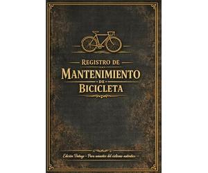 Libro de mantenimiento de bicicleta y diario de rutas: Seguimiento del progreso