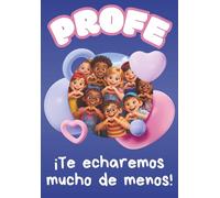 Libro de Recuerdos para Profesora: Regalo de fin de curso para maestras de infantil y primaria | Dedicatorias, dibujos y fotos de los alumnos | Álbum escolar personalizado