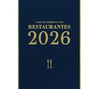Libro de reservas para restaurantes 2026: Del 1 de enero al 31 de diciembre 2026 | 1 día con 1 página | Elegante calendario vintage A4