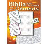 Libro de Sopa de Letras de la Biblia - Libro del Génesis - Libro 4: Fácil de leer. Obsequio ideal para aquellos que aman las Sagradas Escrituras y las sopas de letras…