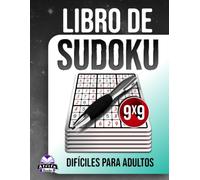 Libro de Sudokus difíciles para adultos: 200 rompecabezas desafiantes en letra grande para amantes de la lógica.: Juegos mentales antiestrés, cuadrícula de 9x9.
