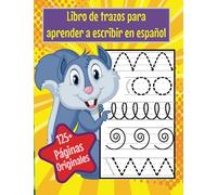 Libro de Trazos para Aprender a Escribir en Español: Practica para repasar lineas para niños (Spanish Edition)