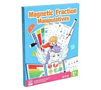 Libro Dimostrativo Magnetico Sulle Frazioni | Materiali Didattici Manipolativi per La Matematica | Puzzle Educativo Magnetico Sulle Frazioni | per L'istruzione Domiciliare, La Scuola Elementare E I