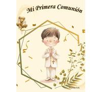 Libro firmas y dedicatorias de invitados Primera Comunión niño y niña personalizado