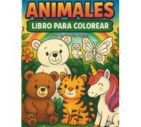 Libro para colorear animales: Más de 50 dibujos de animales para colorear