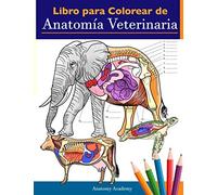 Libro para colorear de anatomía veterinaria: Libro de trabajo para colorear de autoevaluación de fisiología animal para estudiar y relajarse | Un ... estudiantes veterinarios e incluso adultos