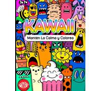 Libro Para Colorear Kawaii: 30 Páginas Para Colorear Kawaii Adorables y Relajantes Para Todas Las Edades