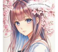 Libro para colorear Manga: 100 dibujos estilo manga, 50 ilustraciones grandes para colorear y 50 pequeñas para calcar