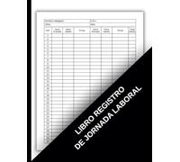 Libro Registro de Jornada Laboral Mensual
