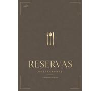 Libro Reservas Restaurante 2027 : Agenda Para Reservas Restaurante 2027 1 día = 2 páginas con Fechas, | para Hostelería y Restauración | con Calendario 2027, 365 Días, Formato A4.