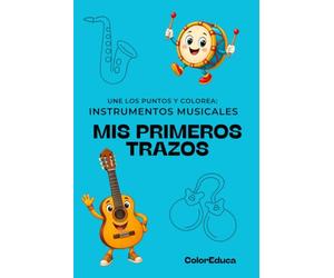 Libro une los puntos y colorea INSTRUMENTOS MUSICALES