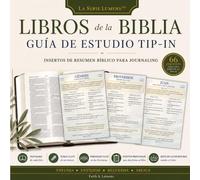 Libros de la Biblia Guía de Estudio Tip-In:: Insertos de Resumen para Diario Bíblico