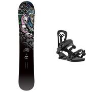 LibTech - Fixations de snowboard all mountain - Pack Jamie Lynn 2025 - Gris Gris S,M,L,XL