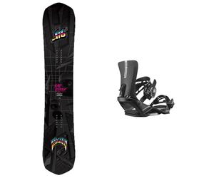 LibTech - Packs (snowboard + fix) - Snowboard all-mountain / freestyle - Pack Mayhem Rad Ripper 2026 - Noir Noir 156 cm