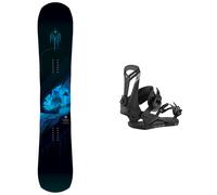 LibTech - Packs (snowboard + fix) - Snowboard all-mountain - Pack Rasman 2026 pour Homme - Bleu Bleu 161 cm