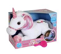 Gipsy Toys - Lica Bella Féerique Et Lumineuse - Peluche Licorne Interactive - 35 cm - Blanc - Rose