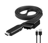 LICAEVEY Adaptateur N64 NGC SNES vers HDMI, Câble Adaptateur D'interface Multimédia N64 vers HD 3 Modes D'affichage avec Cordon D'alimentation pour Moniteur TV, Plug and Play