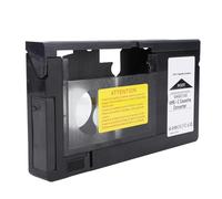 LICAEVEY Adaptateur VHS C vers Cassette VHS, Convertisseur de Bande motorisé pour Lecture et Enregistrement, Commande à Une Touche, Compatible avec Tous Les Lecteurs et Enregistreurs