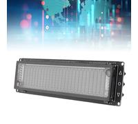 LICAEVEY Affichage du Spectre Musical VFD, Indicateur de Niveau de Contrôle du Son en Temps Réel avec Interface de Type C et Horloge Numérique, Indicateur de Niveau Audio pour Téléphone,