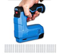 LICAEVEY Agrafeuse électrique sans Fil Li Ion, Agrafeuse et Pistolet à Clous Portables pour Menuiserie de Rembourrage, Outil de Bricolage Domestique pour la Réparation de Matériaux