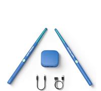 LICAEVEY Air Drumsticks Virtual Drum Kit avec Détection de Mouvement, Bluetooth, 8 Sons de Tambour et Lumières RVB - Drum électronique Portable pour Adultes et Enfants