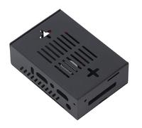 LICAEVEY Boîtier de Refroidissement pour Ordinateur à Carte Unique, Boîtier Métallique pour Orange Pi 5, Ventilateur 30x30x8mm, Dissipation Thermique en Alliage de Zinc