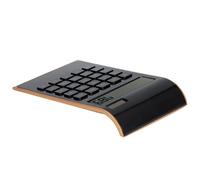 LICAEVEY Calculatrice D'énergie Solaire Ultra Mince pour Fournitures de Bureau d'affaires Maison écran LCD à 10 Chiffres Noir (Black)