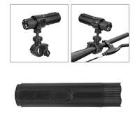 LICAEVEY Caméra d'action WiFi 4K, Caméra de Casque de Moto avec Phare LED, D'éclairage Avant de Vélo, Grand Angle de 140 Degrés, étanche IP68 pour la Conduite de Nuit et Les Aventures à Vélo (Black)