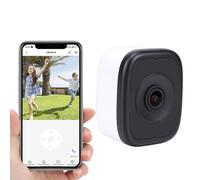LICAEVEY Caméra de Fenêtre 5MP 3K avec WiFi 6 - Caméra de sécurité Intérieure avec Mode Nuit Couleur et Détection de Mouvement, Installation Facile à DéColler et à Coller pour la Maison
