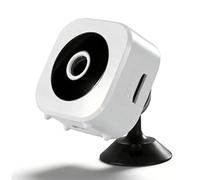 LICAEVEY Caméra de sécurité Intérieure, Caméra Domestique WiFi 1080P HD 2,4 GHz avec Conversation Bidirectionnelle, Enregistrement Continu 24h/24 et 7j/7, Vision Nocturne, Application de (White)