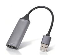 LICAEVEY Carte D'acquisition Vidéo 4K, Boîtier D'enregistrement Vidéo HDMI vers USB 3.0, Boîtier D'enregistrement avec Sortie 1080p 60 Hz pour Le Streaming en Direct de Jeux