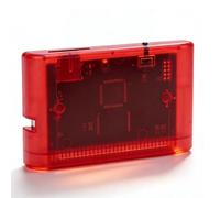 LICAEVEY Cartouche Flash de Jeu 4 Go Adaptée pour Mega Drive MD1 MD2 MD3 CD X 32X, Prise en Charge de la Cartouche Rouge Plug and Play pour les Jeux SMS GG avec Sauvegarde des états pour