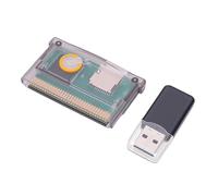 LICAEVEY Cartouche Flash GBA, Carte de Jeu pour Gameboy Advance SP, etc., capacité Maximale de 2 Go, Format FAT Requis, Compatible Universelle (violet transparent)