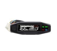 LICAEVEY Compteur de Vitesse Moto, 6 Vitesses, 12000 RPM MPH, Mini LCD