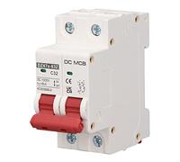 LICAEVEY Disjoncteur Miniature 2P DC1000V 32A 6000A, pour Système Solaire | Protection contre les surcharges et les courts-circuits, système de déclenchement électromagnétique pour un déclenchement