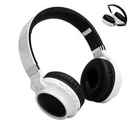 LICAEVEY Écouteurs Bluetooth avec des Lumières LED, 22 Heures de Jeu, Prise de Casque de 3,5 Mm, sur Le Casque d'oreille avec Une Chaîne Stéréo Câblée Pliable pour école de Voyage sur