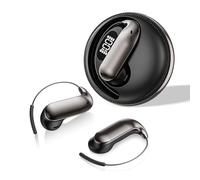 LICAEVEY Écouteurs Traducteur Bluetooth sans Fil avec Crochet d'oreille, écouteurs Intelligents AI 6.0, Traducteur Vocal 144 Langues pour Les Voyages d'affaires Sportifs, Contrôle APP (Black)