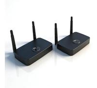 LICAEVEY Émetteur et Récepteur HDMI sans Fil Longue Portée 800 M, Interface Multimédia HD 1080P et Double Sortie VGA, Plug and Play pour PC, Ordinateur Portable, Projecteur TV (Prise UE)