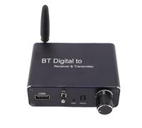 LICAEVEY Émetteur-récepteur Bluetooth 2 en 1, Convertisseur Audio Numérique vers Analogique avec Optique Coaxial AUX USB, Adaptateur Bluetooth pour Casque, Haut-Parleur, Stéréo,