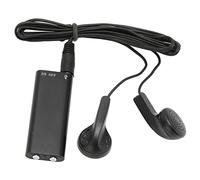LICAEVEY Enregistreur Vocal, Mini Portable avec Réduction du Bruit Activée par la Voix, Chargement USB pour Les Réunions, Les Entretiens (Anglais Neutre, Noir 8GB)