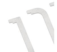 LICAEVEY Ensemble de 4 Pics de Verrouillage de Peigne-outils à Dents Métalliques en Acier Inoxydable pour la Lutte contre les Incendies, EMS, Réparation, Kit D'outils D'urgence Portable