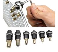 LICAEVEY Ensemble de 6 Mandrins pour Outils Rivnut, Mandrins de Remplacement pour Outils D'écrou à Rivets Manuels 10-24 à 3/8-16, Compatibles avec les Pistolets à écrous à Rivets pour