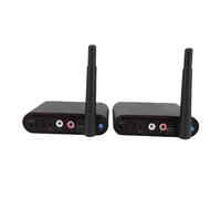 LICAEVEY Ensemble émetteur et Récepteur Audio sans Fil 2,4 GHz, Kit D'adaptateur de Son HiFi sans Retard Longue Portée de 100 M avec 2 Récepteurs, pour TV, Haut-Parleur, PC