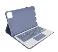 LICAEVEY Étui pour Clavier pour Mi Pad 6 6 Pro, 11 Pouces 2023, Housse de Support en PU avec Clavier sans Fil Amovible Magnétique pour Le Travail de Bureau et Les études (Purple)