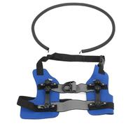 LICAEVEY Harnais pour Chien Aveugle, Dispositif de Guidage Anti-Collision pour Animaux Malvoyants avec Pare-Chocs en Mousse Réglable, Anneau d'évitement de Halo, Cadre en Aluminium, Ajustement (M)