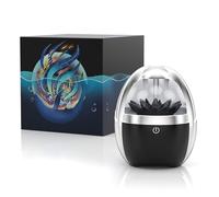 LICAEVEY Haut-Parleur Bluetooth, Haut-Parleur Fluide Magnétique avec Rythme Musical, Haut-Parleur Portable avec Lumière Colorée, Jouet Liquide Magnétique, Décoration de Bureau, Lampe