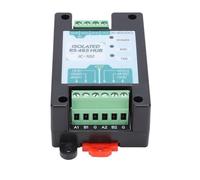 LICAEVEY Hub RS 485 isolé de qualité Industrielle - Répéteur 1 Entrée 2 Ports avec Isolation 2 500 Vrms, Prend en Charge Une Transmission de 3 000 M pour Les Réseaux Industriels